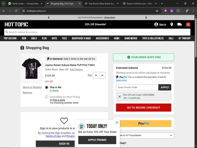 Hot Topic Promo Codes - 30% Off (3 Verified) Jun 2025