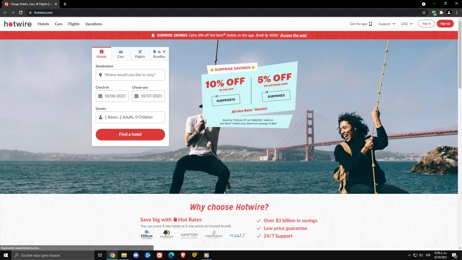 Hotwire Promo Codes & Cyber Monday 2024 Deals 10 Off