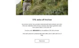 ARCHIVE15 coupon verification screenshot