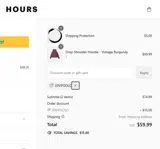 20VIPGOLD coupon verification screenshot