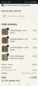 welcome-c37786 coupon verification screenshot