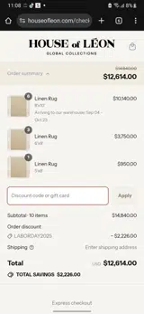 Claim15%Off coupon verification screenshot