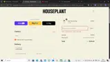 HOUSEPLANT coupon verification screenshot