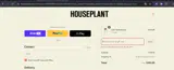 HOUSEPLANT coupon verification screenshot