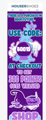 boo15 coupon verification screenshot