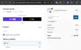 Houston Acrylic coupon verification screenshot