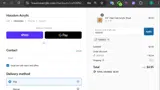 Houston Acrylic coupon verification screenshot