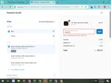Houston Acrylic coupon verification screenshot