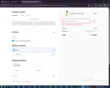 Houston Acrylic coupon verification screenshot