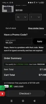 Houston Dynamo FC coupon verification screenshot