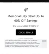 Houston Dynamo FC coupon verification screenshot