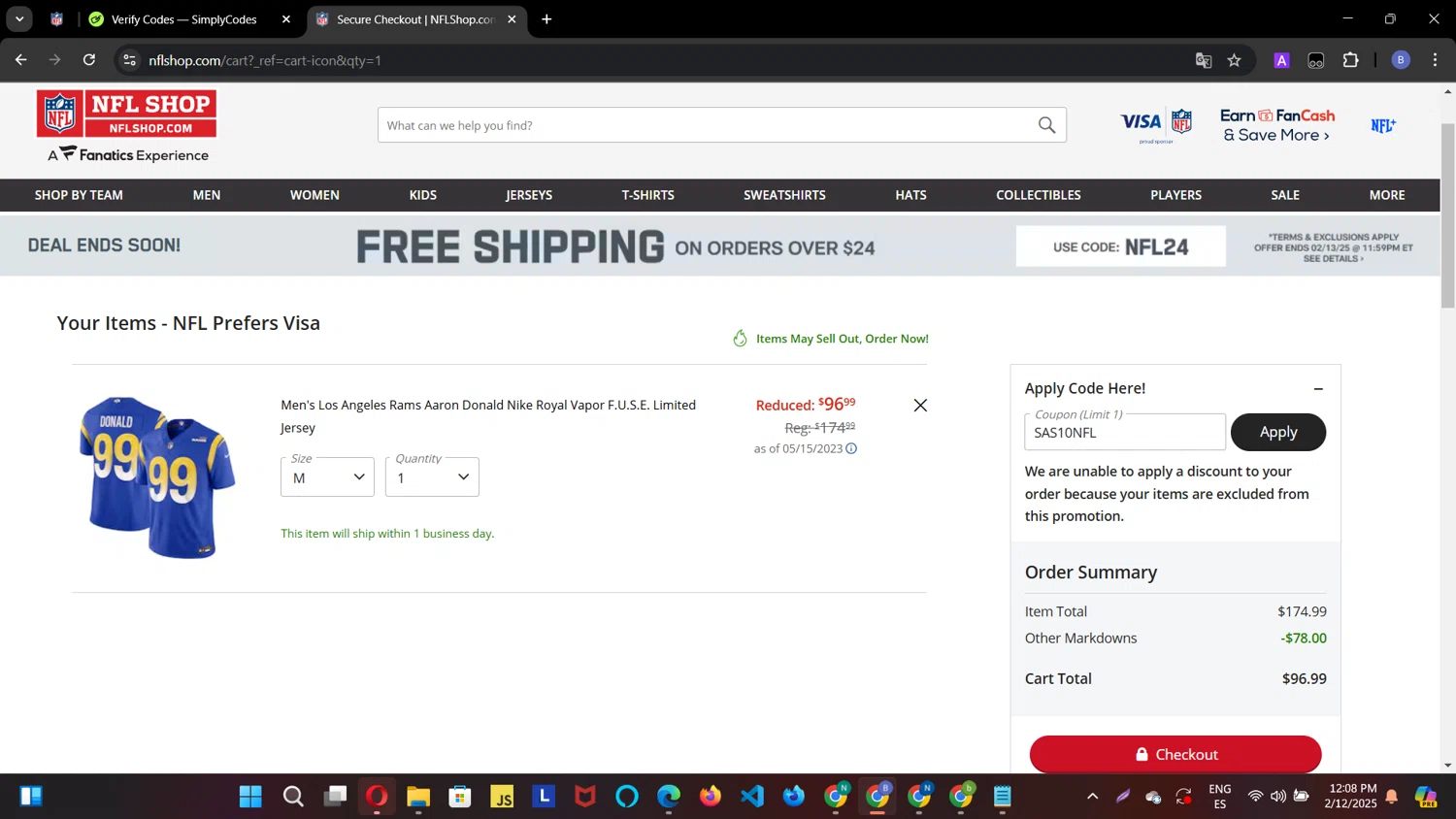 Houston Texans promo code screenshot showing code BUDLIGHT applied at Houston Texans checkout page. Uploaded by SimplyCodes community member DiscountScholar7793 on Feb 12, 2025