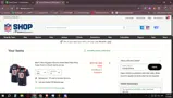 Houston Texans coupon verification screenshot