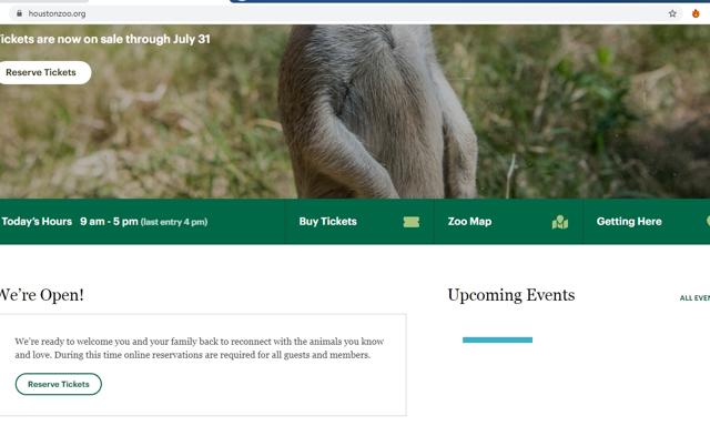 Houston Zoo checkout page showing Houston Zoo discount code box | Screenshot taken by SimplyCodes community member on Jul 18, 2020