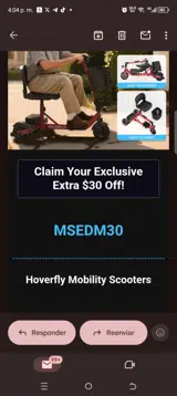 MSEDM30 coupon verification screenshot