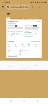 WELCOME30 coupon verification screenshot