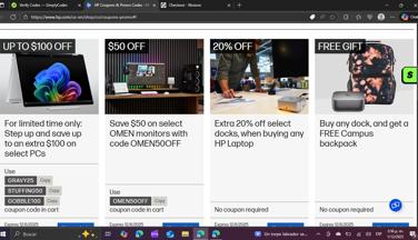 HP Promo Codes - 5% Off Sitewide (5 Verified) Dec 2025