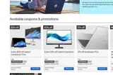 HP coupon verification screenshot