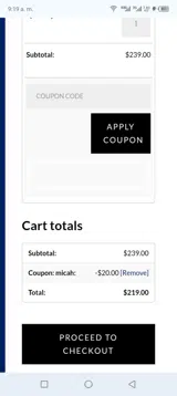 HSL Ammunition coupon verification screenshot
