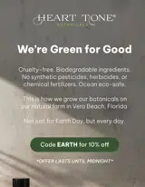 Heart Tone Botanicals coupon verification screenshot