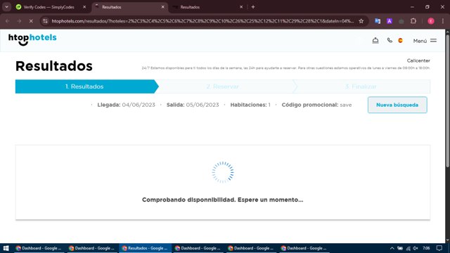 HTop Hotels checkout page showing HTop Hotels promo code box | Screenshot taken by SimplyCodes community member on Apr 8, 2025