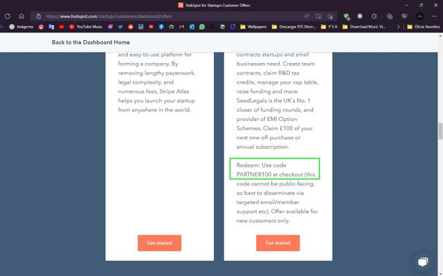 HubSpot checkout page showing HubSpot promo code box | Screenshot taken by SimplyCodes community member on Jul 18, 2022