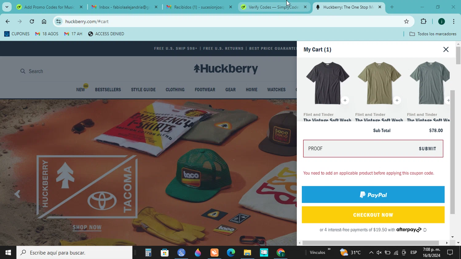 Huckberry Promo Codes 10 Off September 2024