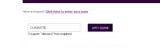 CLASSICS coupon verification screenshot
