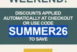 SUMMER26 coupon verification screenshot