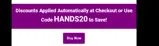 hands20 coupon verification screenshot