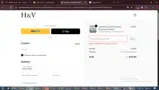 Hudson & Vine coupon verification screenshot