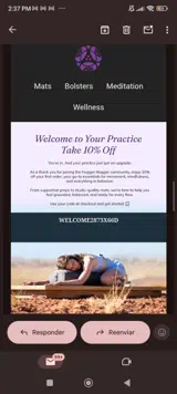 WELCOME2873X66D coupon verification screenshot