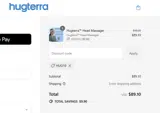Hugterra coupon verification screenshot