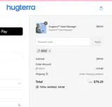 Hugterra coupon verification screenshot
