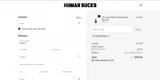HUMAN SUCKS coupon verification screenshot