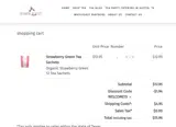 WELCOME15 coupon verification screenshot