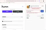 HUMMANISA coupon verification screenshot