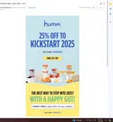 CHEERS25 coupon verification screenshot