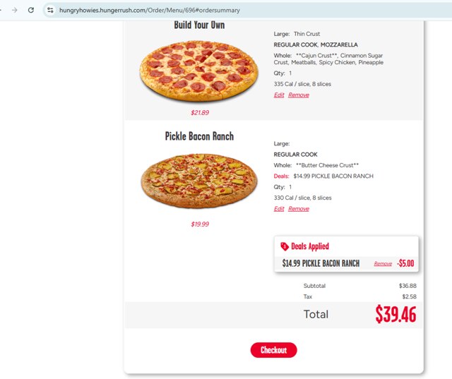 Hungry Howie's Pizza Promo Codes - $6 Off | January 2025