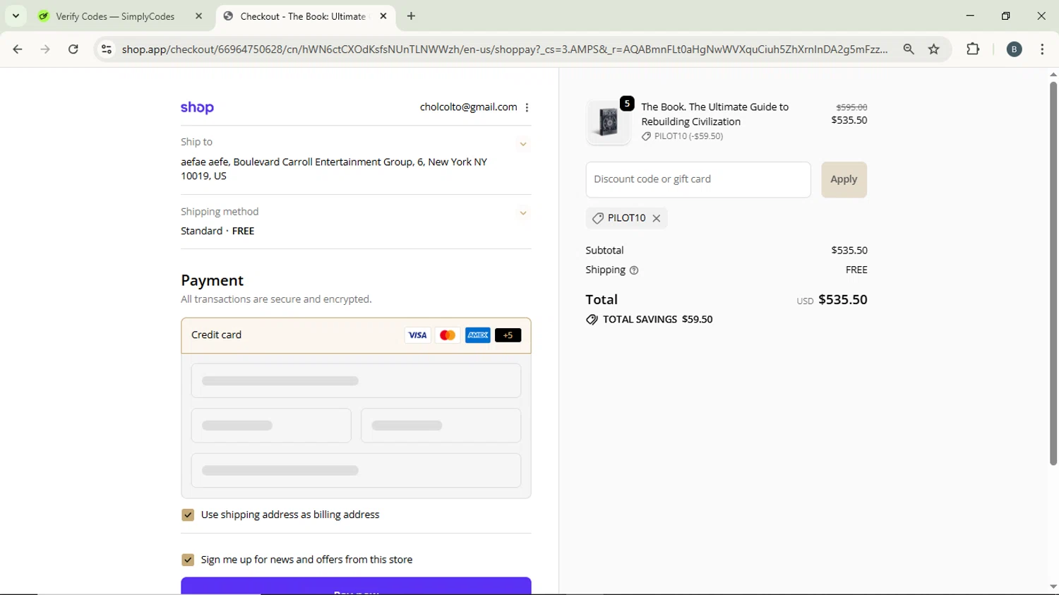Hungry Minds Publishing checkout page showing Hungry Minds Publishing promo code box | Screenshot taken by SimplyCodes community member on Dec 19, 2025
