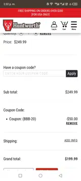 BNMN10FN coupon verification screenshot