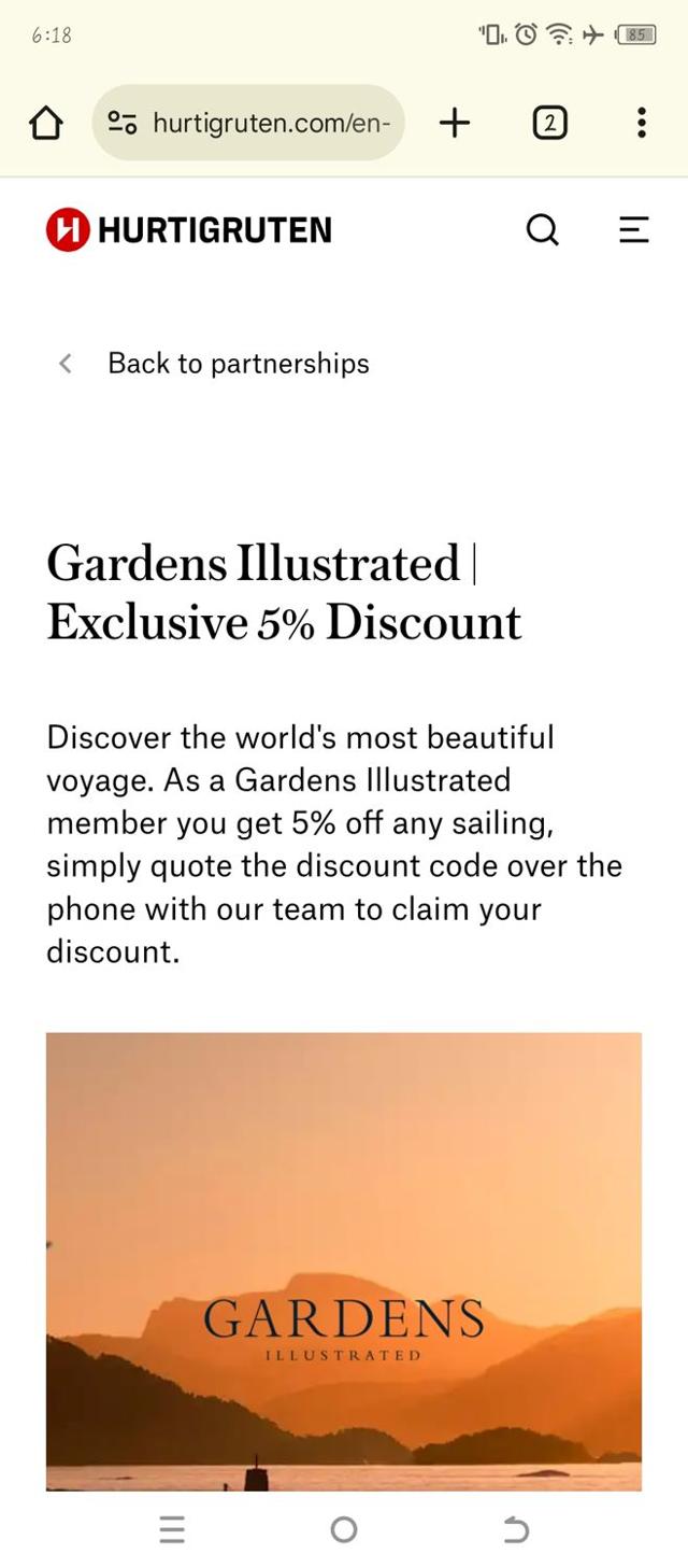 Hurtigruten checkout page showing Hurtigruten promo code box | Screenshot taken by SimplyCodes community member on Mar 28, 2025