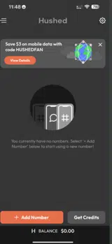 HUSHEDFAN coupon verification screenshot