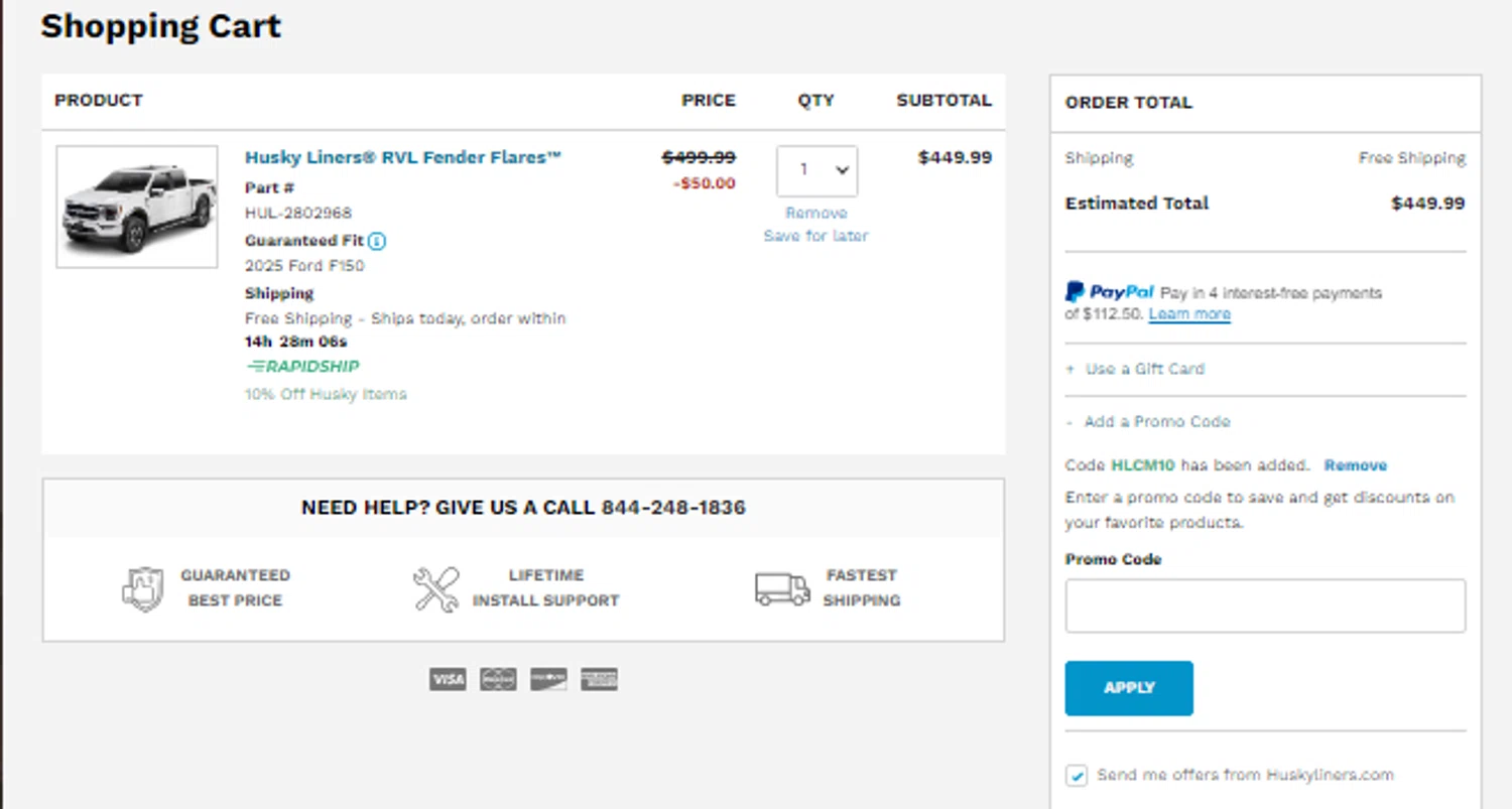 Husky Liners Discount Codes - 15% Off Coupons Jan 2025