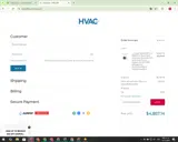 HVAC365 coupon verification screenshot