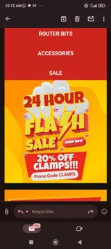 Clamps coupon verification screenshot