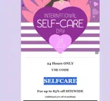 SELFCARE coupon verification screenshot
