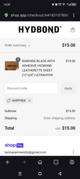 SHIPFREE coupon verification screenshot