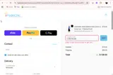 CURATED40 coupon verification screenshot
