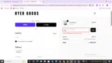 Hyer Goods coupon verification screenshot